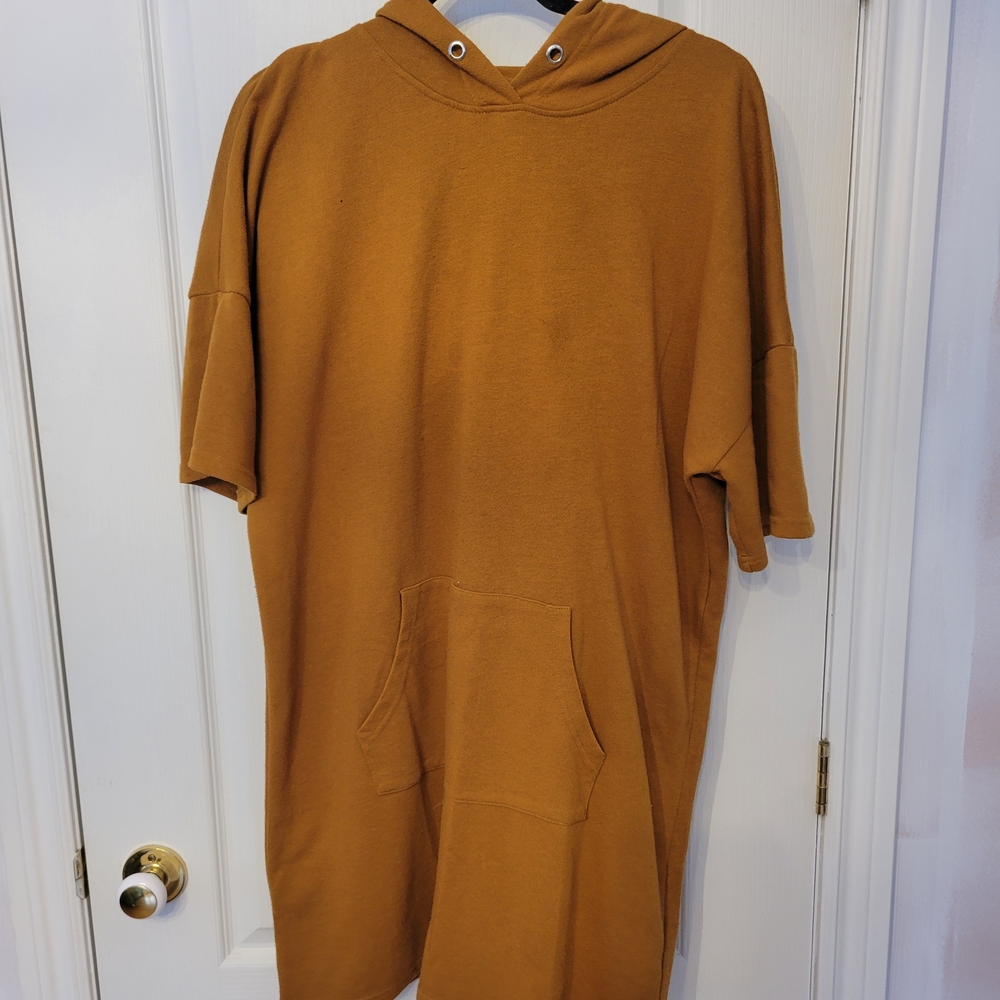 Women's Tan Hoodie Shirt